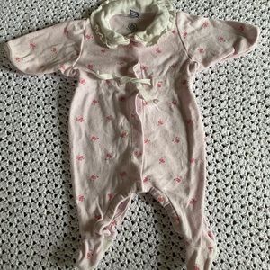 Newborn petite bateau onesie